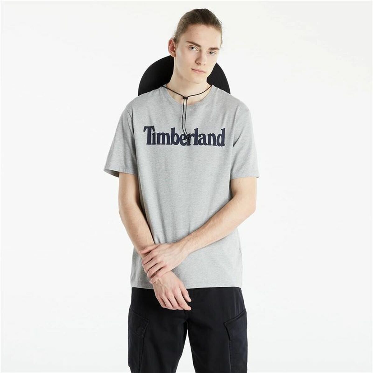 Timberland Kennebec Linear Gray Men's T-Shirt-3