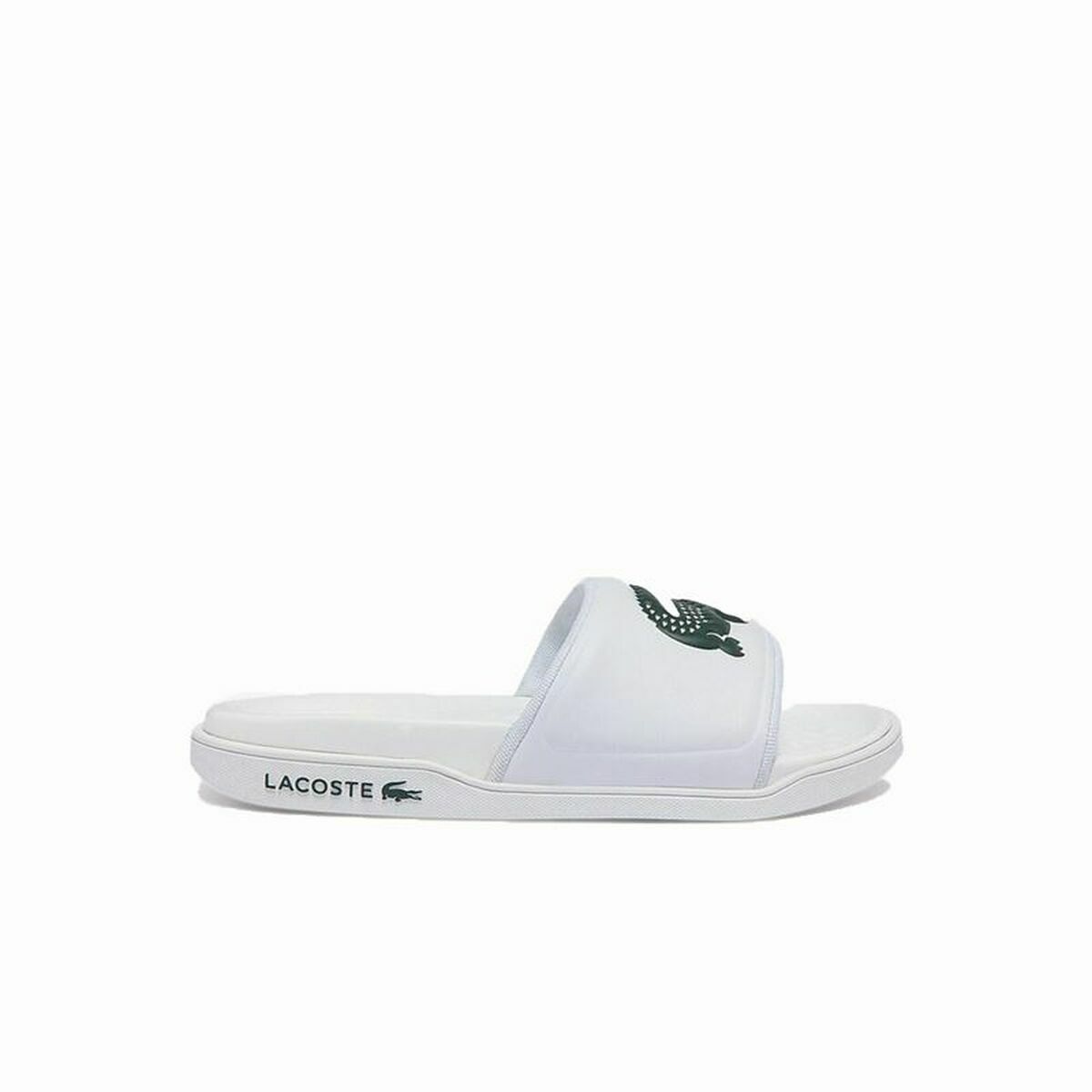 Шлепанцы для женщин Lacoste Croco Dualiste Synthetic Logo Strap Белый-2