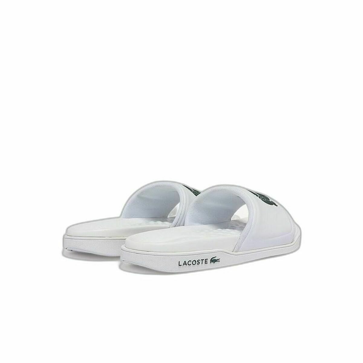 Шлепанцы для женщин Lacoste Croco Dualiste Synthetic Logo Strap Белый-5