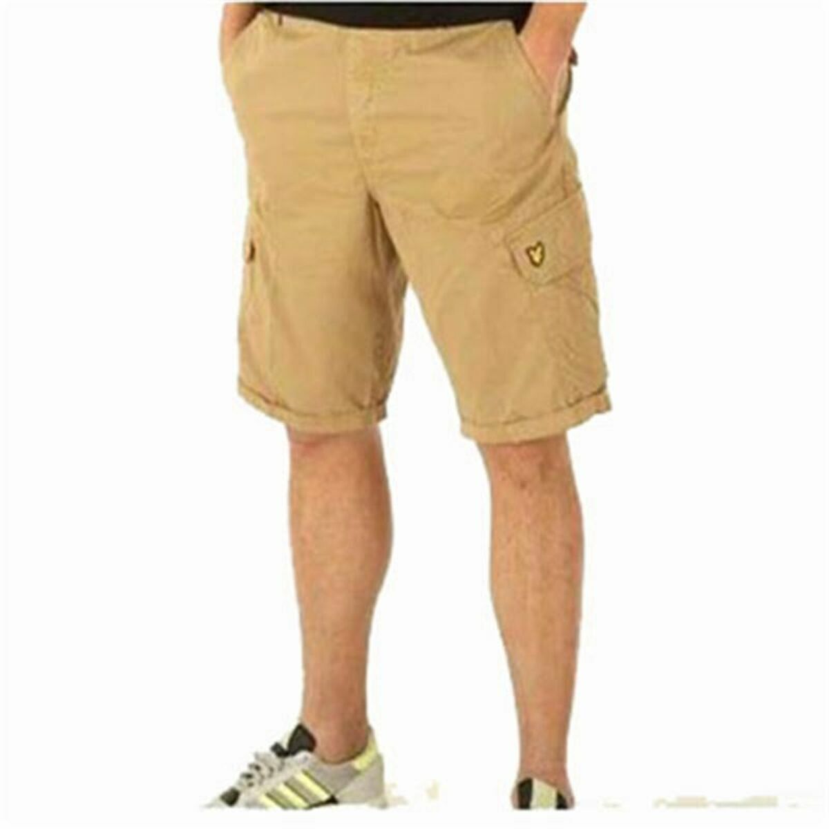 Короткие штаны Lyle & Scott V1-Wembley Cargo Коричневый-2
