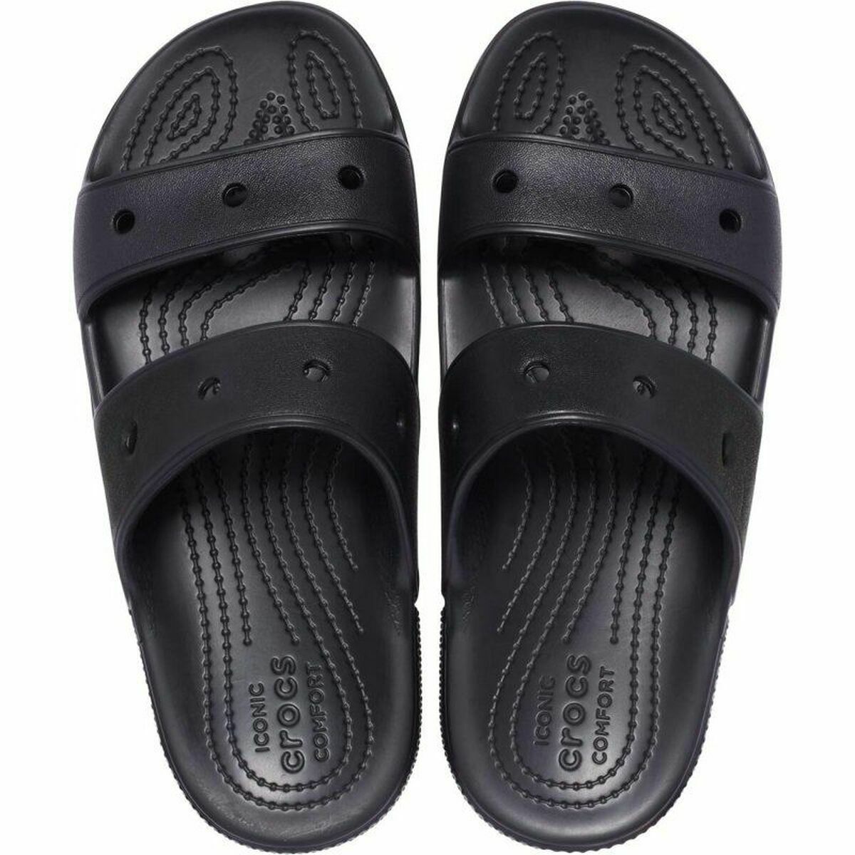 Шлепанцы для женщин Crocs Чёрный-2