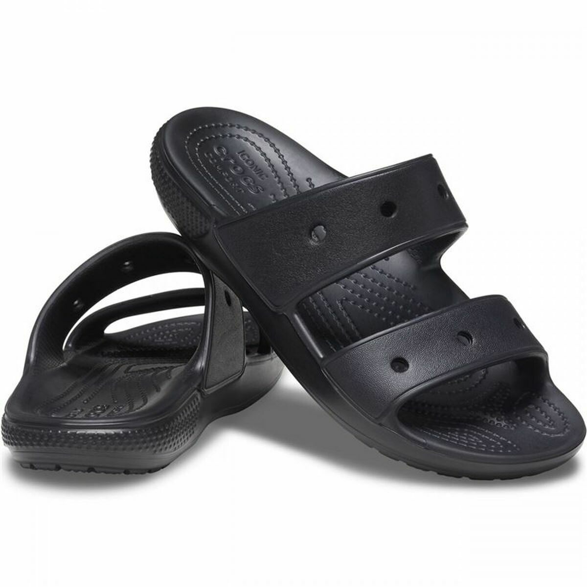 Шлепанцы для женщин Crocs Чёрный-3