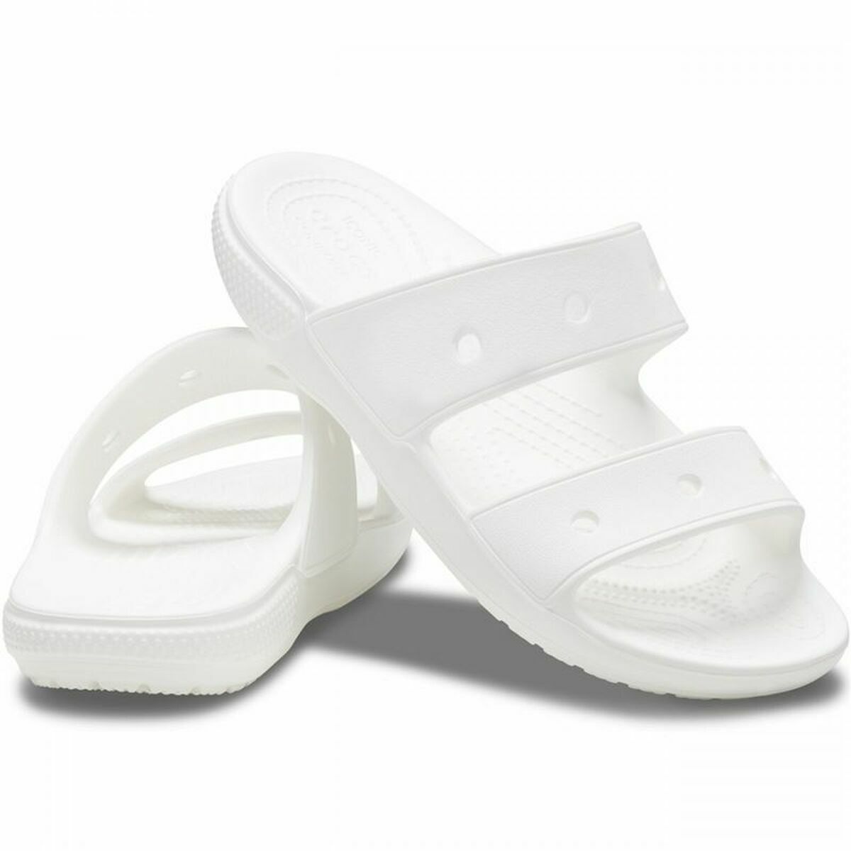 Шлепанцы для женщин Crocs Classic Белый-3