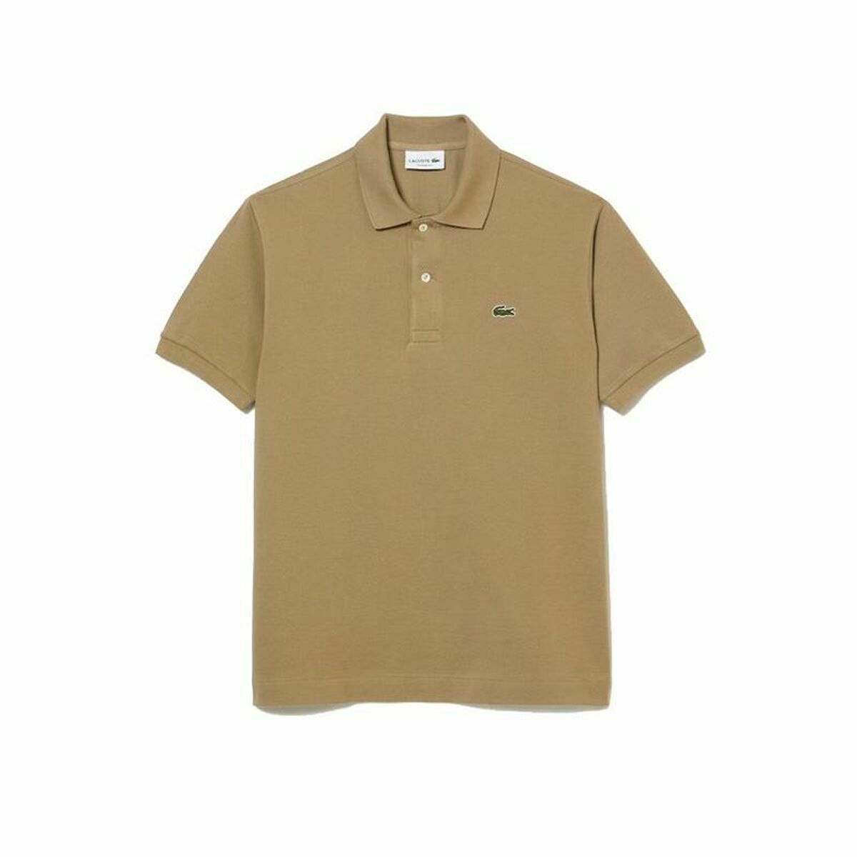 Поло с коротким рукавом мужское Lacoste Fit L.12.12 Коричневый-2