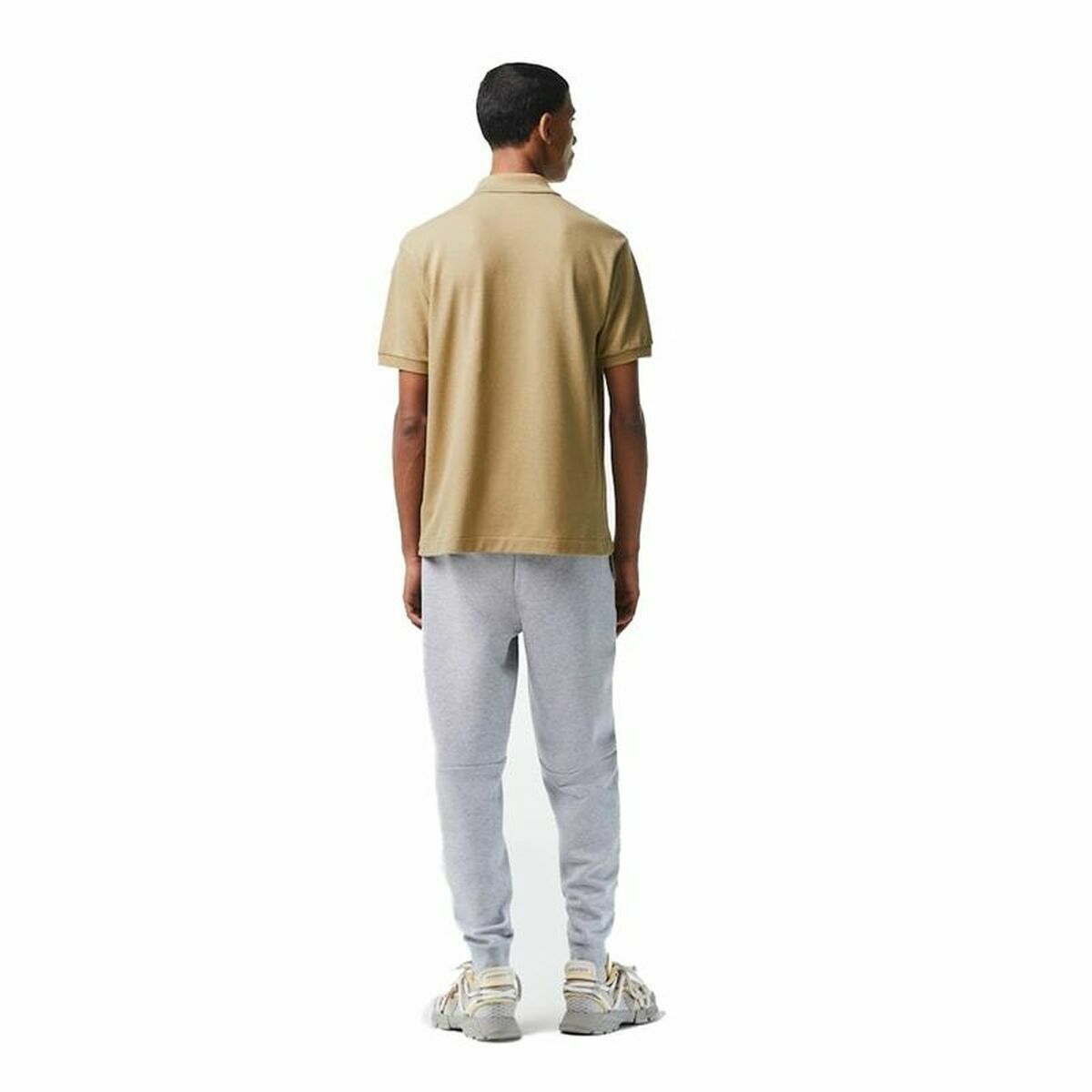 Поло с коротким рукавом мужское Lacoste Fit L.12.12 Коричневый-4