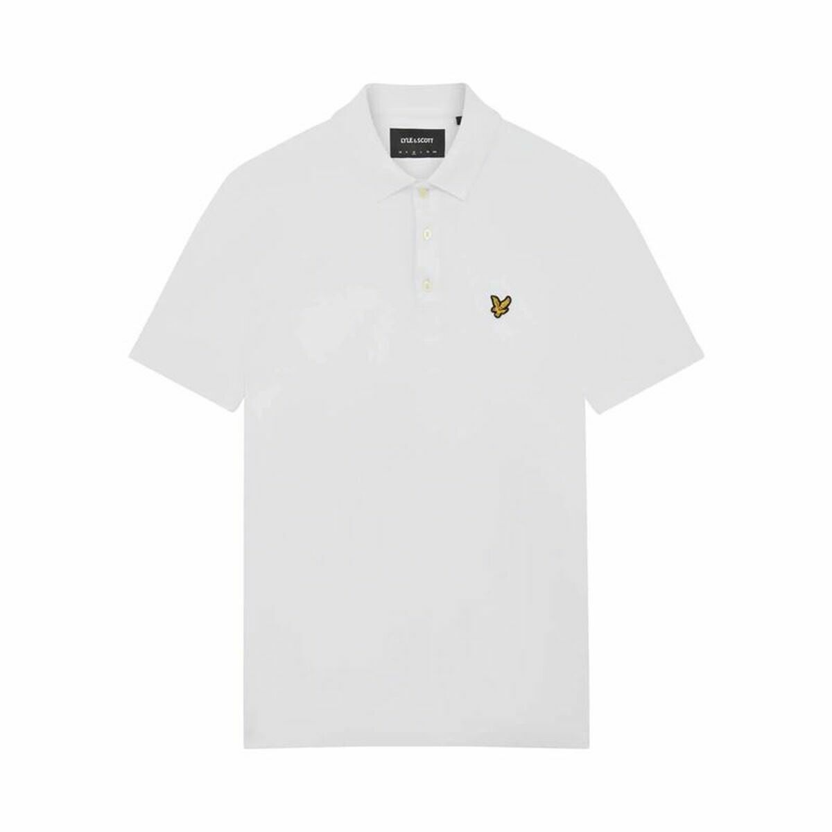 Поло с коротким рукавом мужское Lyle & Scott V1-Plain Белый-2