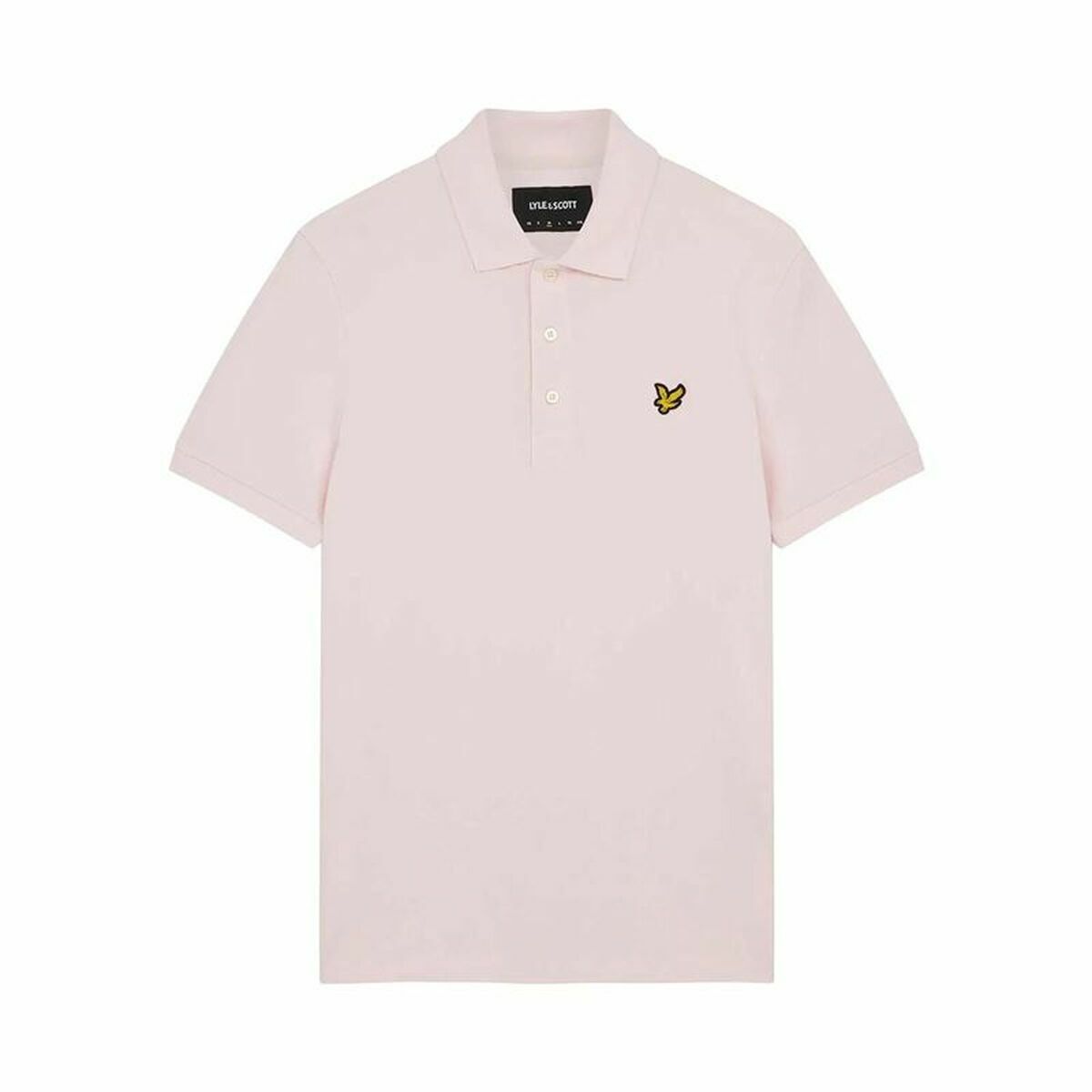 Поло с коротким рукавом мужское Lyle & Scott V1-Plain Розовый-2