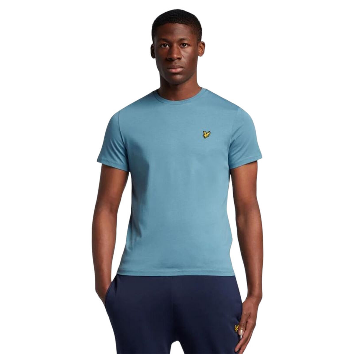 Maglietta a manica corta Lyle & Scott V1-Plain Blu Chiaro Maschile