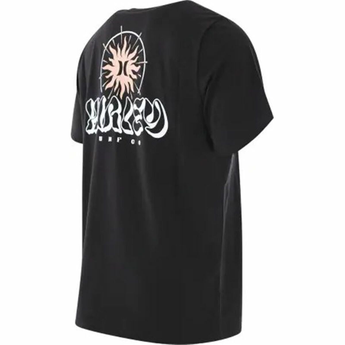Hurley Evd Exp Sun هو تي شيرت أسود متلألئ-2
