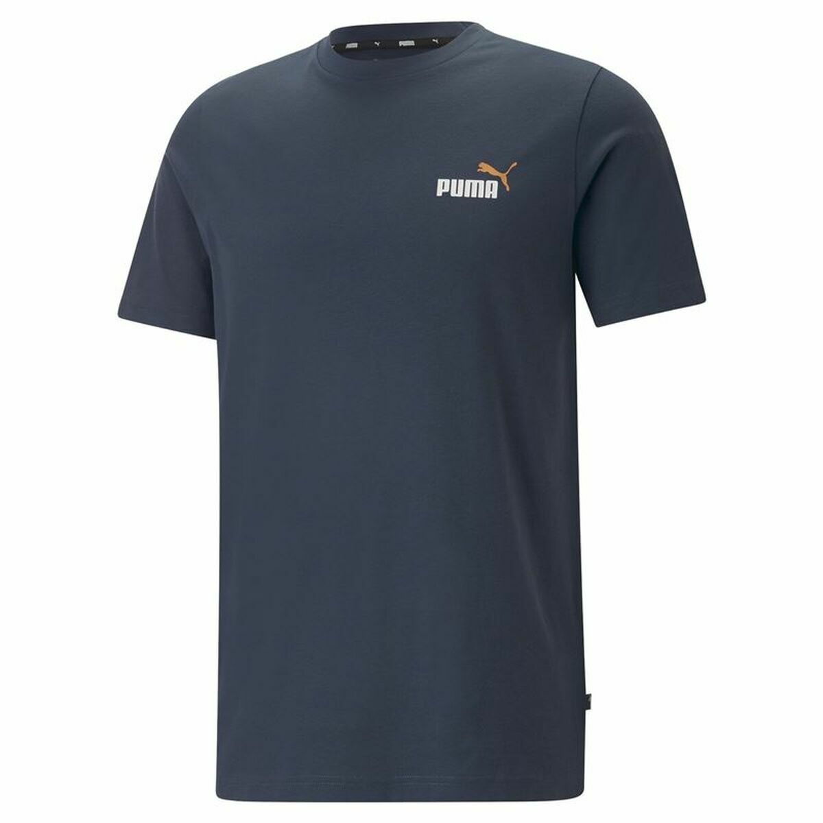 تي شيرت Puma Ess + 2 Col Small Log Navy Unisex-2