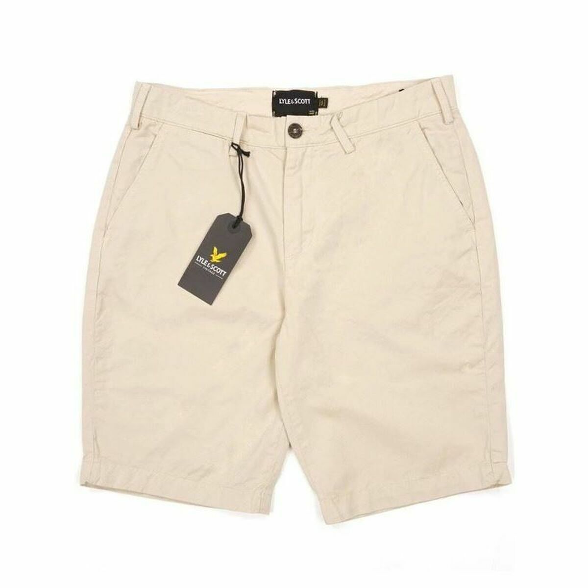 Короткие штаны Lyle & Scott Scott V1-Anfield Бежевый-2