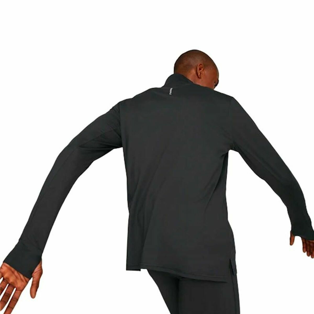 Футболка с коротким рукавом женская Puma Run Favorite Чёрный Унисекс-2