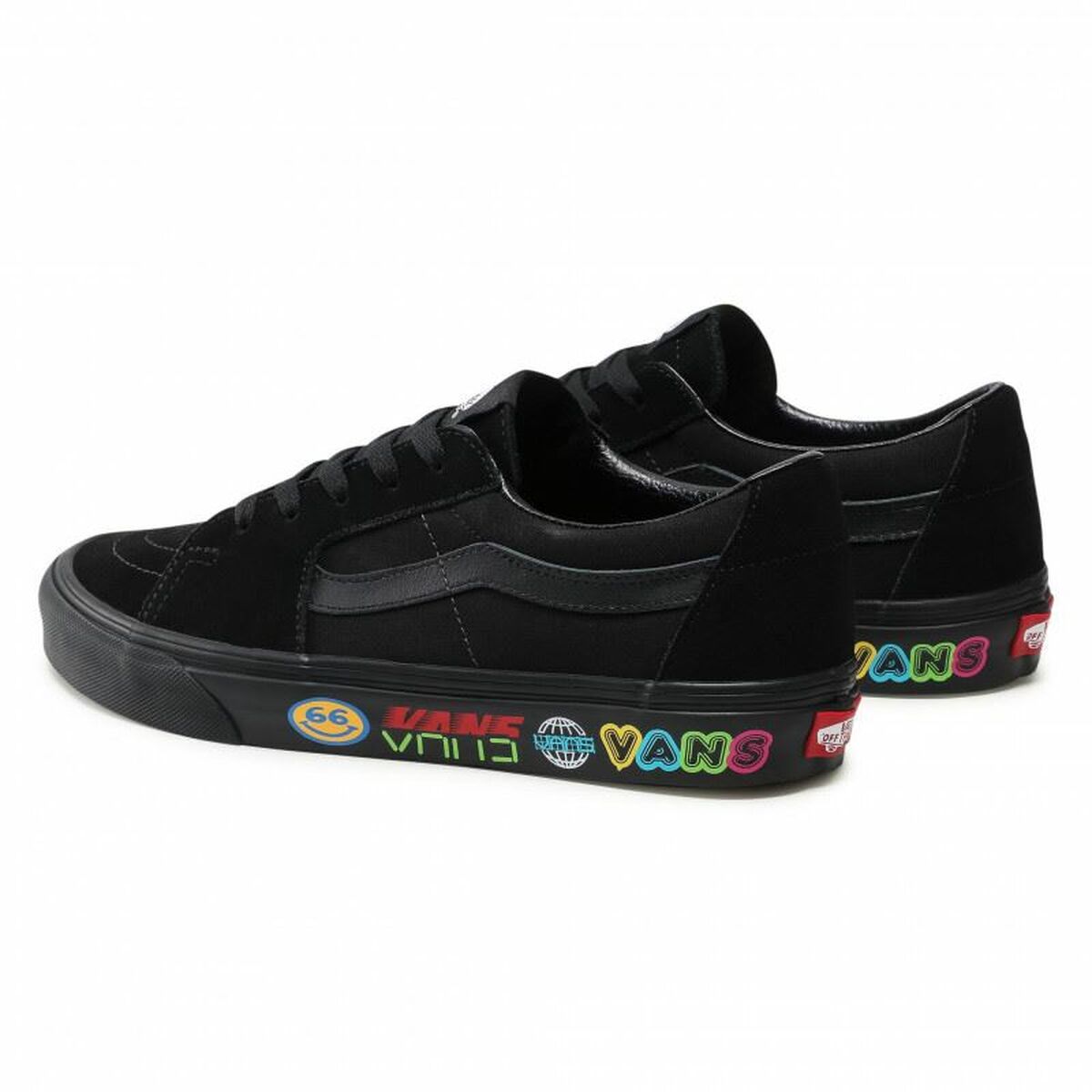 شاحنات أحذية سيدات غير رسمية SK8-Low سوداء-3