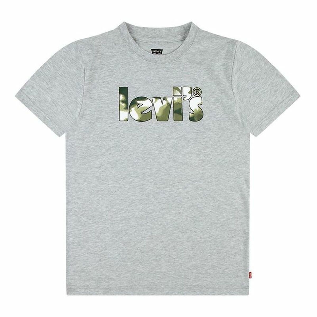 Levi's Camo Poster Logo Gray T-Shirt-7