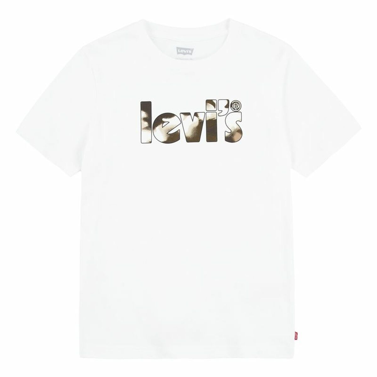 Футболка Levi's Camo Poster Logo Bright Белый-6