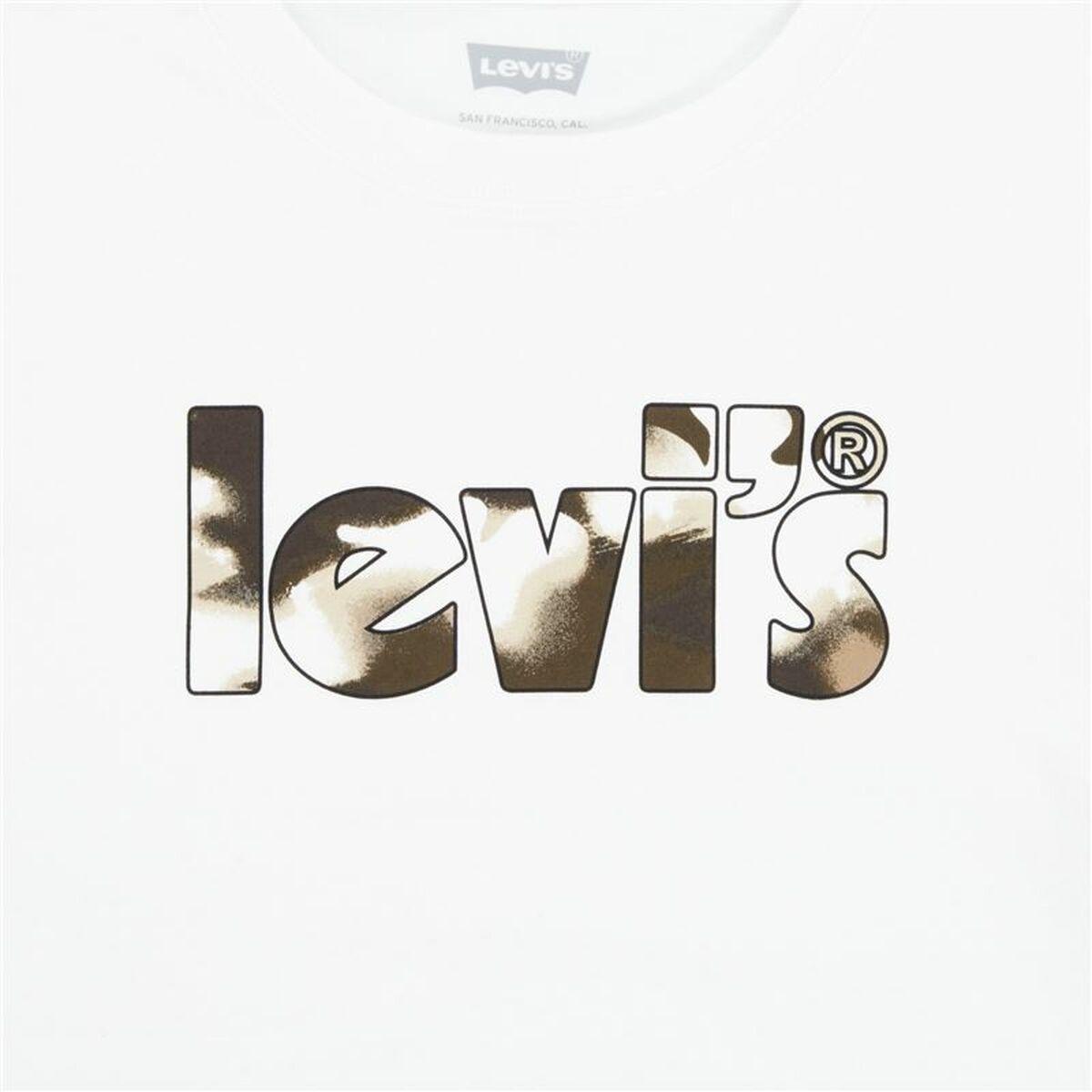 Футболка Levi's Camo Poster Logo Bright 60732 Белый-7