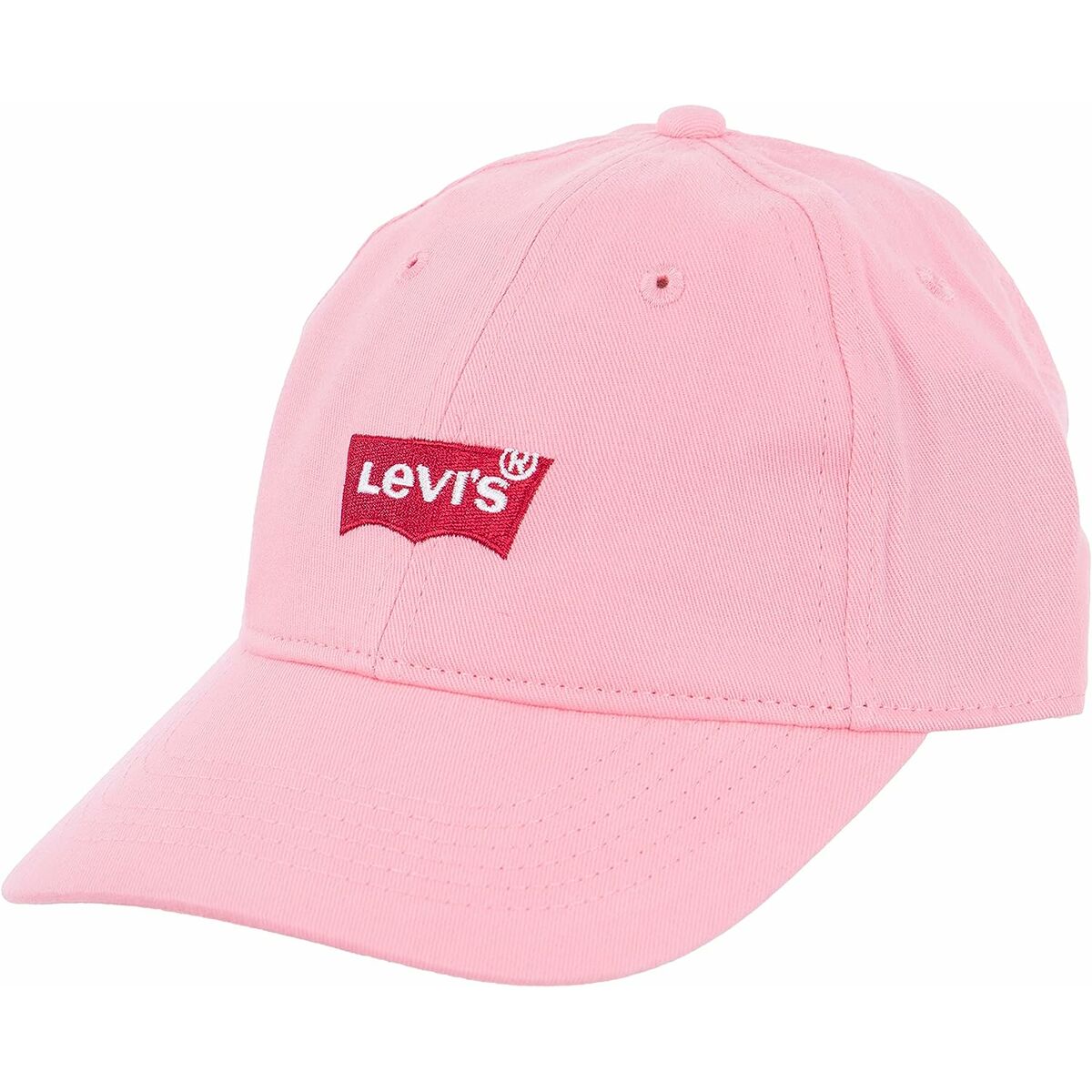 Детская кепка Levi's Core Batwing Curve Brimcap Розовый (Один размер)-2