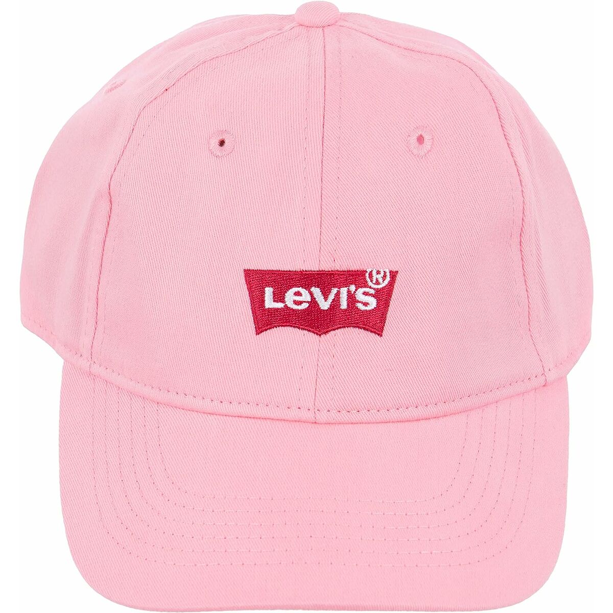 Детская кепка Levi's Core Batwing Curve Brimcap Розовый (Один размер)-3
