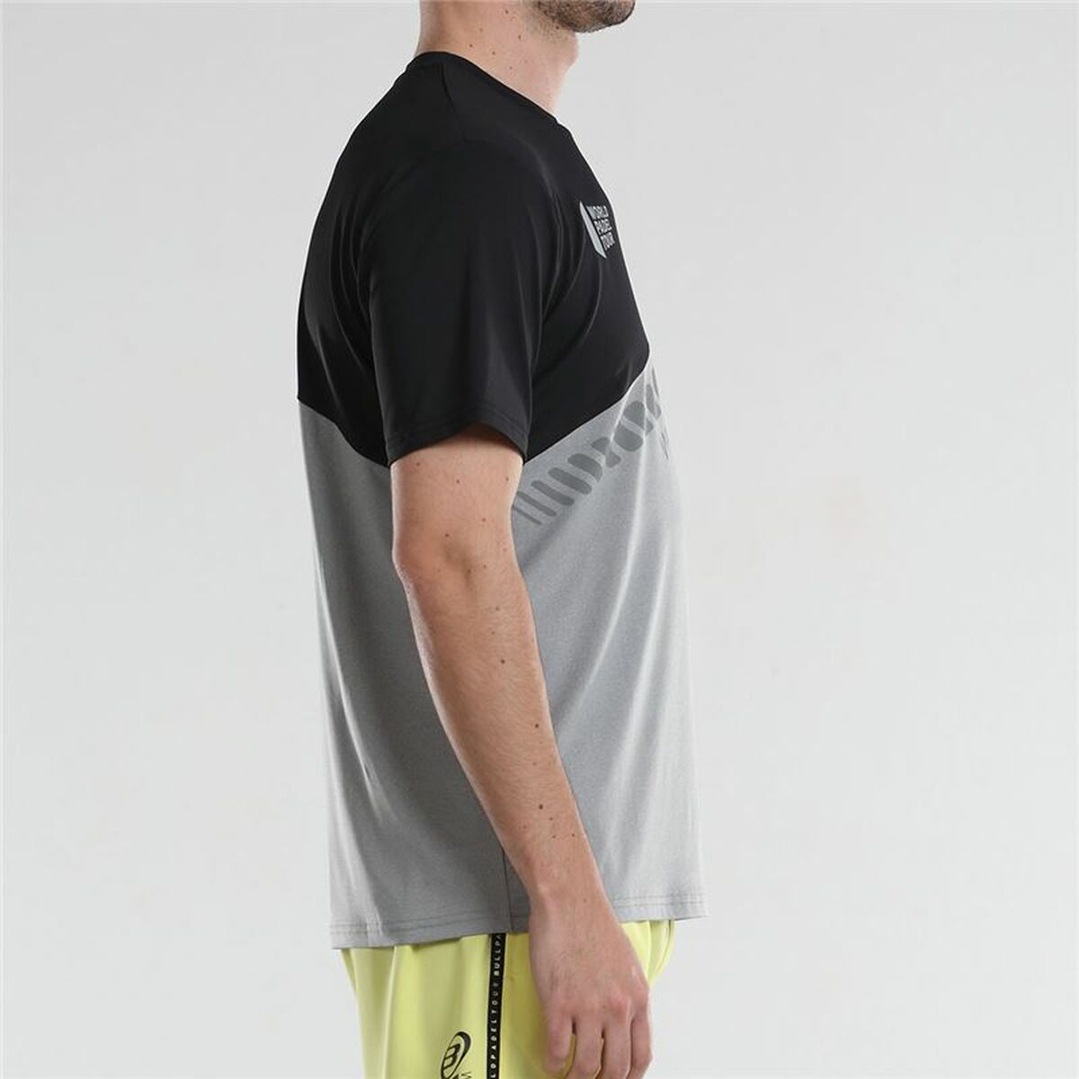 تي شيرت Bullpadel Lucio Gray Short Shirt-2