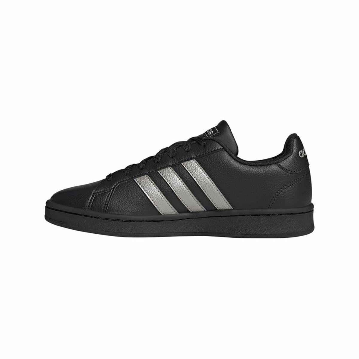 Adidas Grand Court Women's Sports Sneakers Black-2