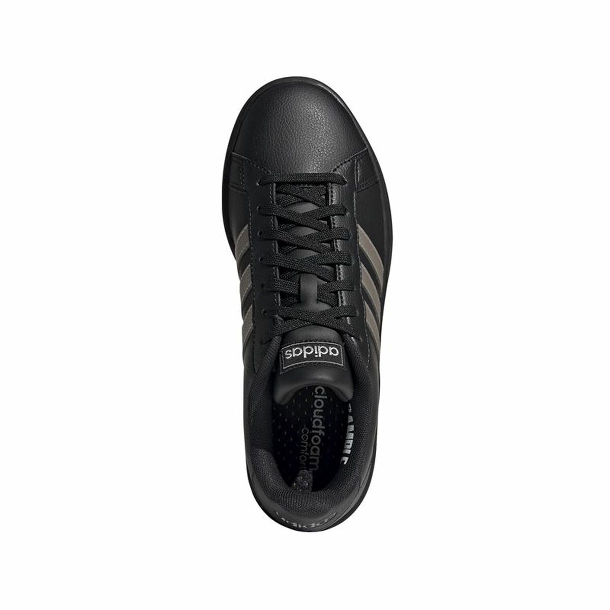 Adidas Grand Court Women's Sports Sneakers Black-4