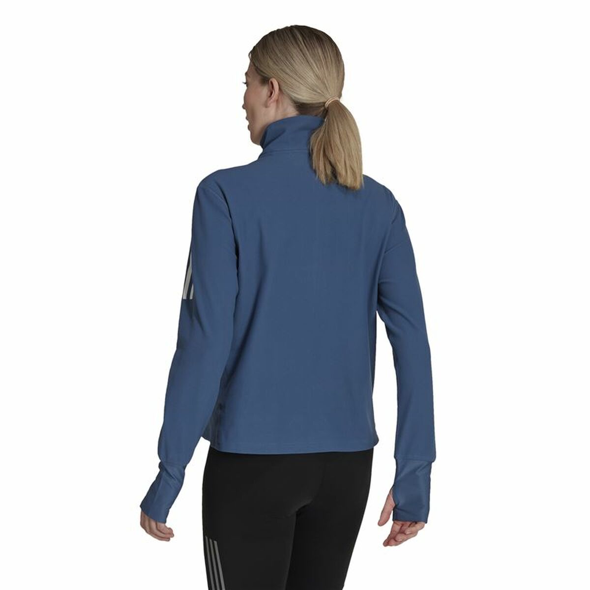 Adidas Own the Run 1/2 Indigo Women's Long Sleeve Shirt-6