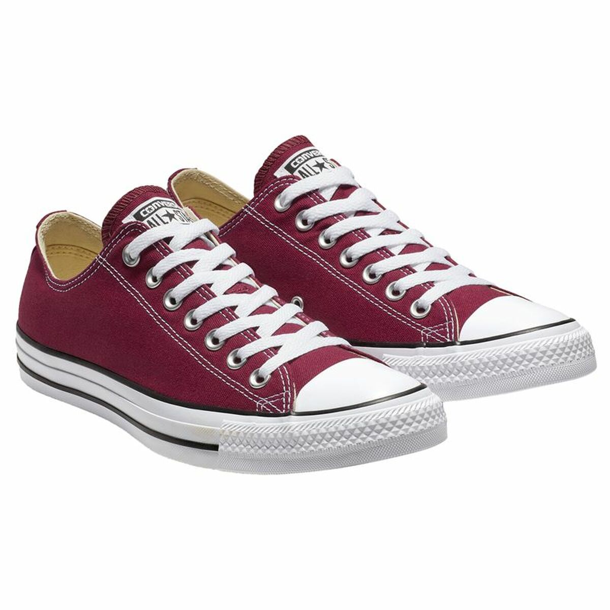 Women's Casual Shoes Converse Chuck Taylor All Star Classic Low Dark Red-4