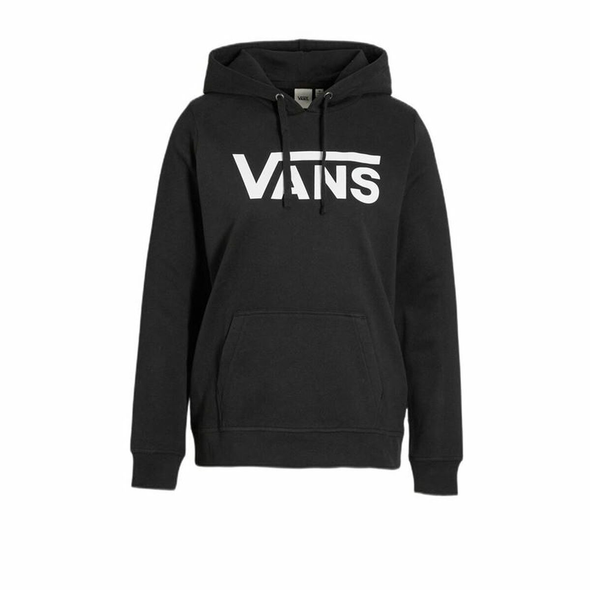 Толстовка с капюшоном женская Vans Drop v Logo Чёрный-5