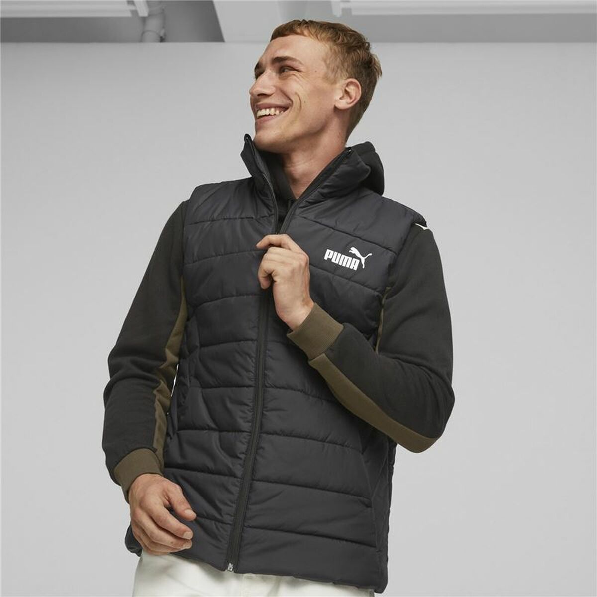 Мужской стеганый жилет Puma Ess+ Vest-6
