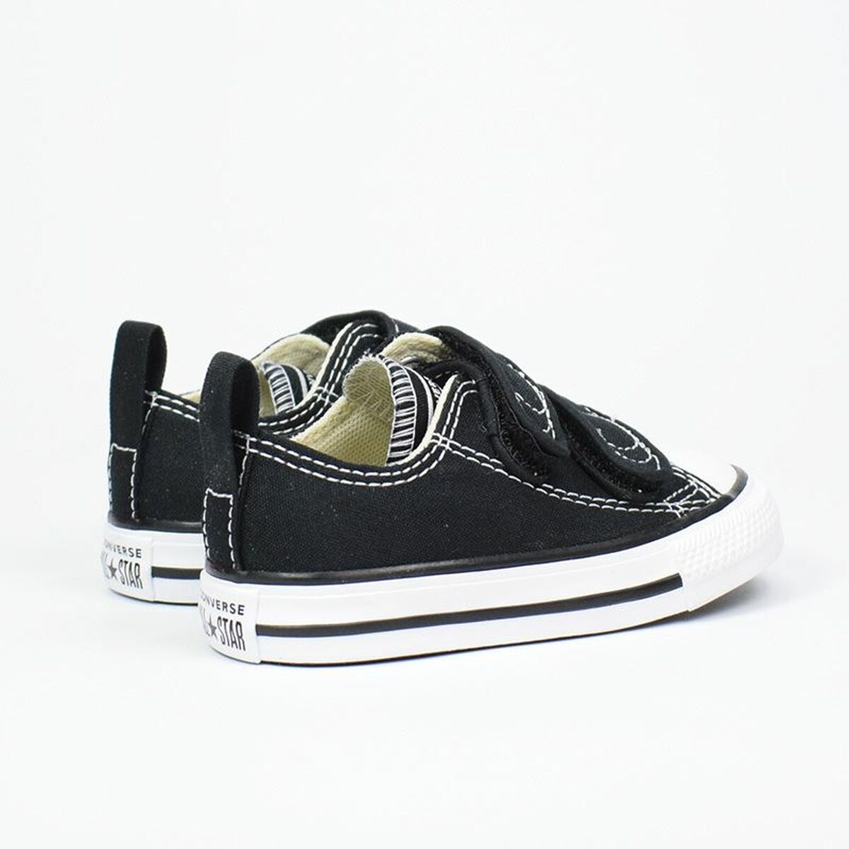 أحذية الأطفال اليومية Converse Chuck Taylor All Star Black Velcro-2