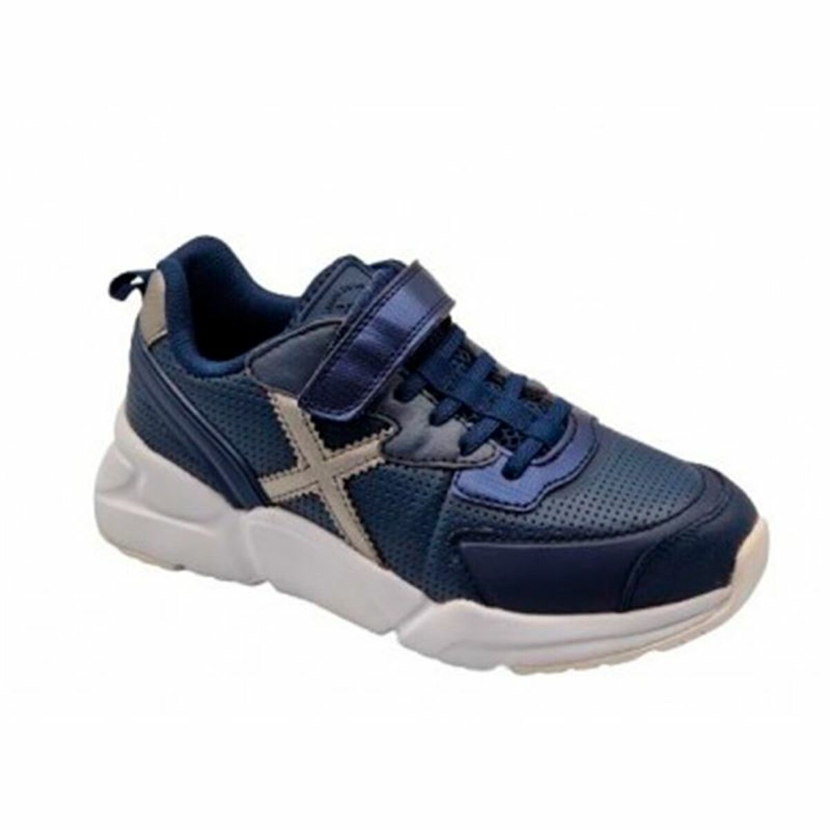 Munich Mini Track Vco 80 Children's Sports Sneakers Blue-2