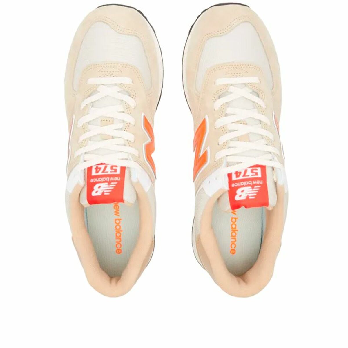 Чоловічі спортивні кросівки New Balance 574 Світло-коричневий-2