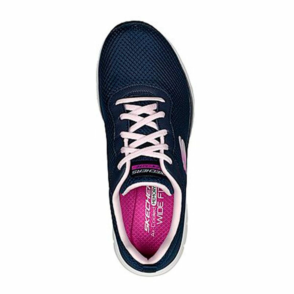 Женские спортивные кроссовки Skechers Flex Appeal 4.0 Тёмно Синий-4