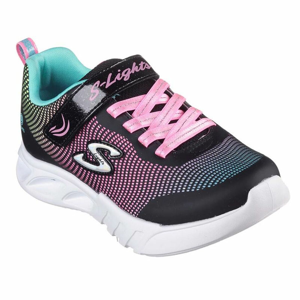 Детские спортивные кроссовки Skechers Flicker Flash Чёрный-4