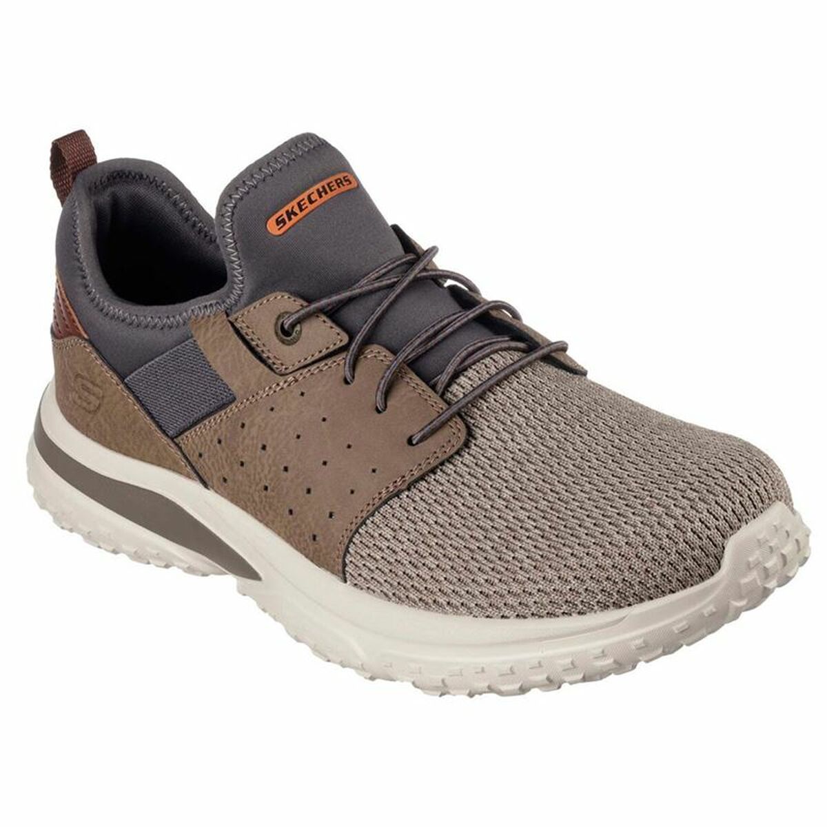 Чоловічі спортивні кросівки Skechers Solvano - Caspian Коричневий-2