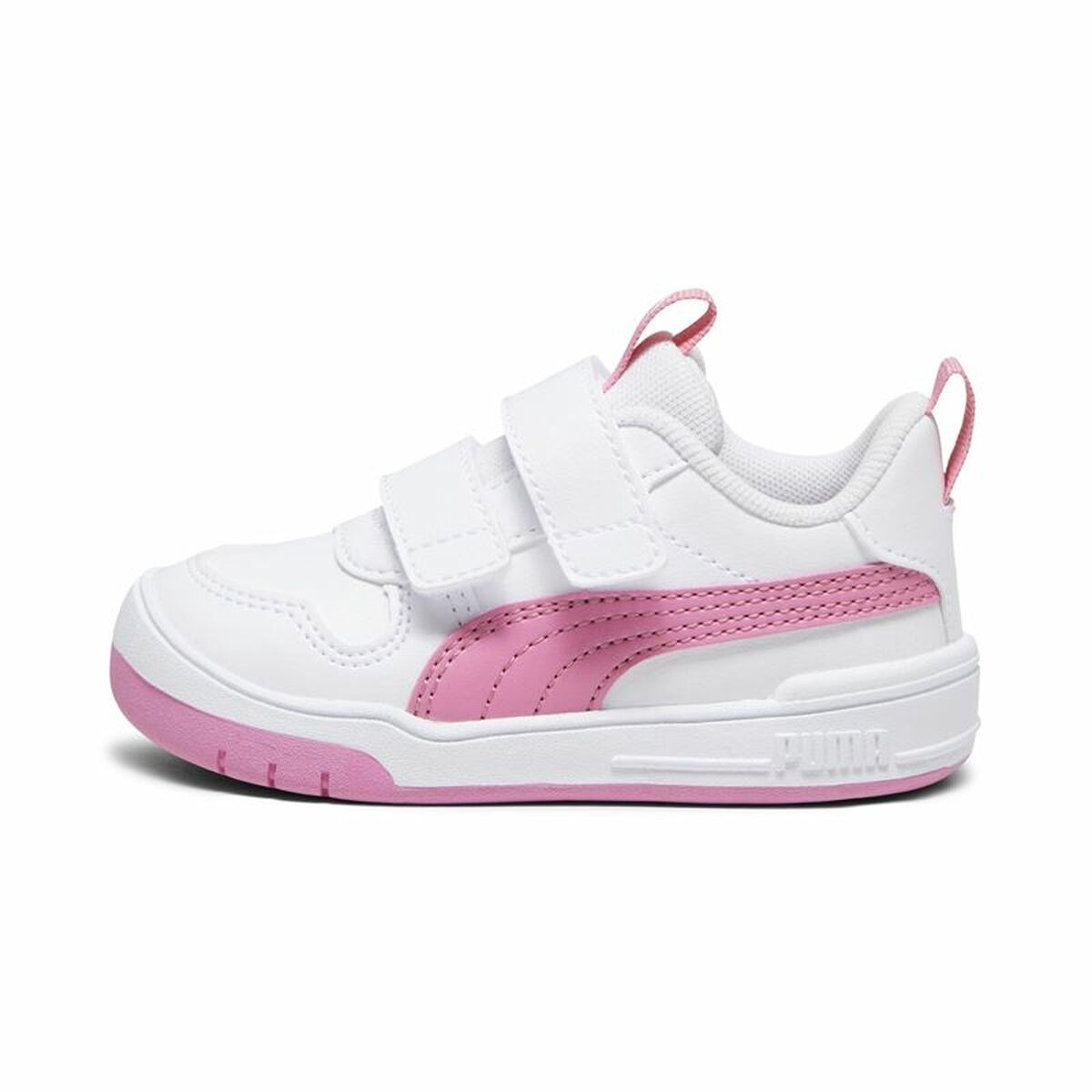 Puma Multiflex Sl V White Pink Children's Sports Sneakers