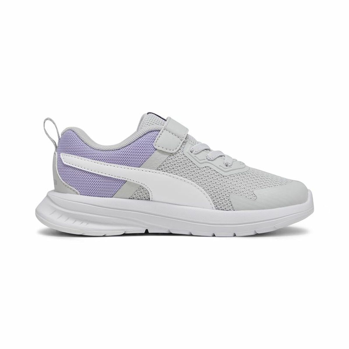 Дитячі спортивні кросівки Puma Evolve Run Mesh Світло-сірий-5