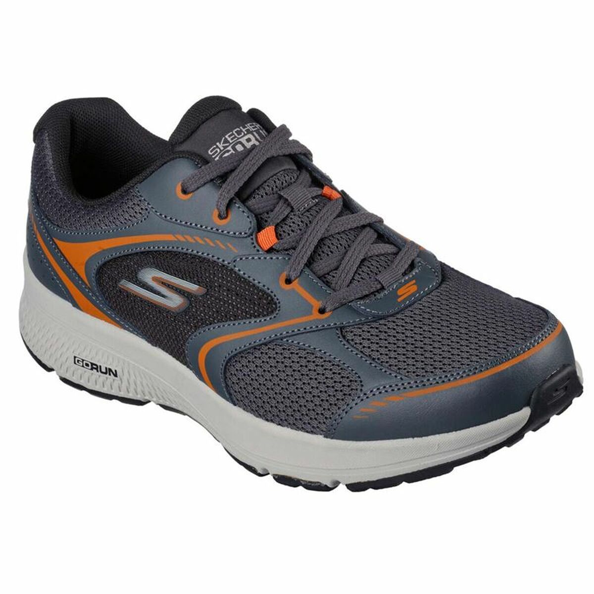 أحذية رياضية للرجال Skechers GOrun ثابتة سوداء-2