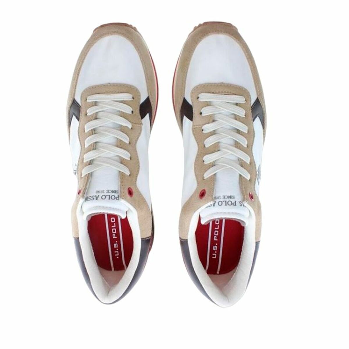 Мужские спортивные кроссовки U.S. Polo Assn. CLEEF001A Светло-коричневый-3