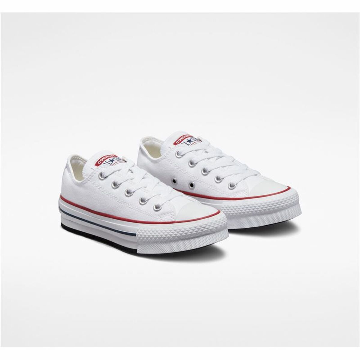 Converse Chuck Taylor All Star Lift Kids Sports Sneakers White-5