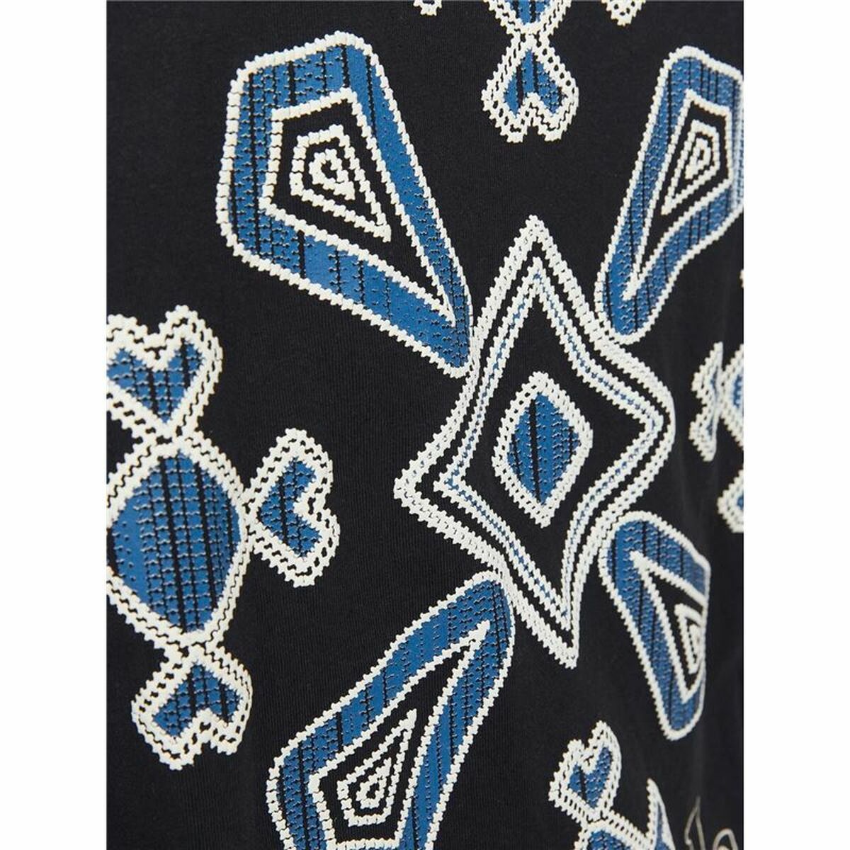 Футболка с коротким рукавом мужская Jack & Jones bari Back Чёрный Мужской-3