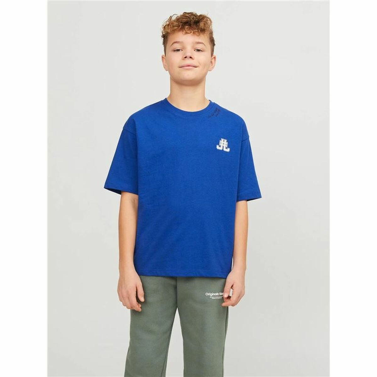 Jack & Jones Jorcole Back Print Baby Short Shireve T-Shirt Navy-3