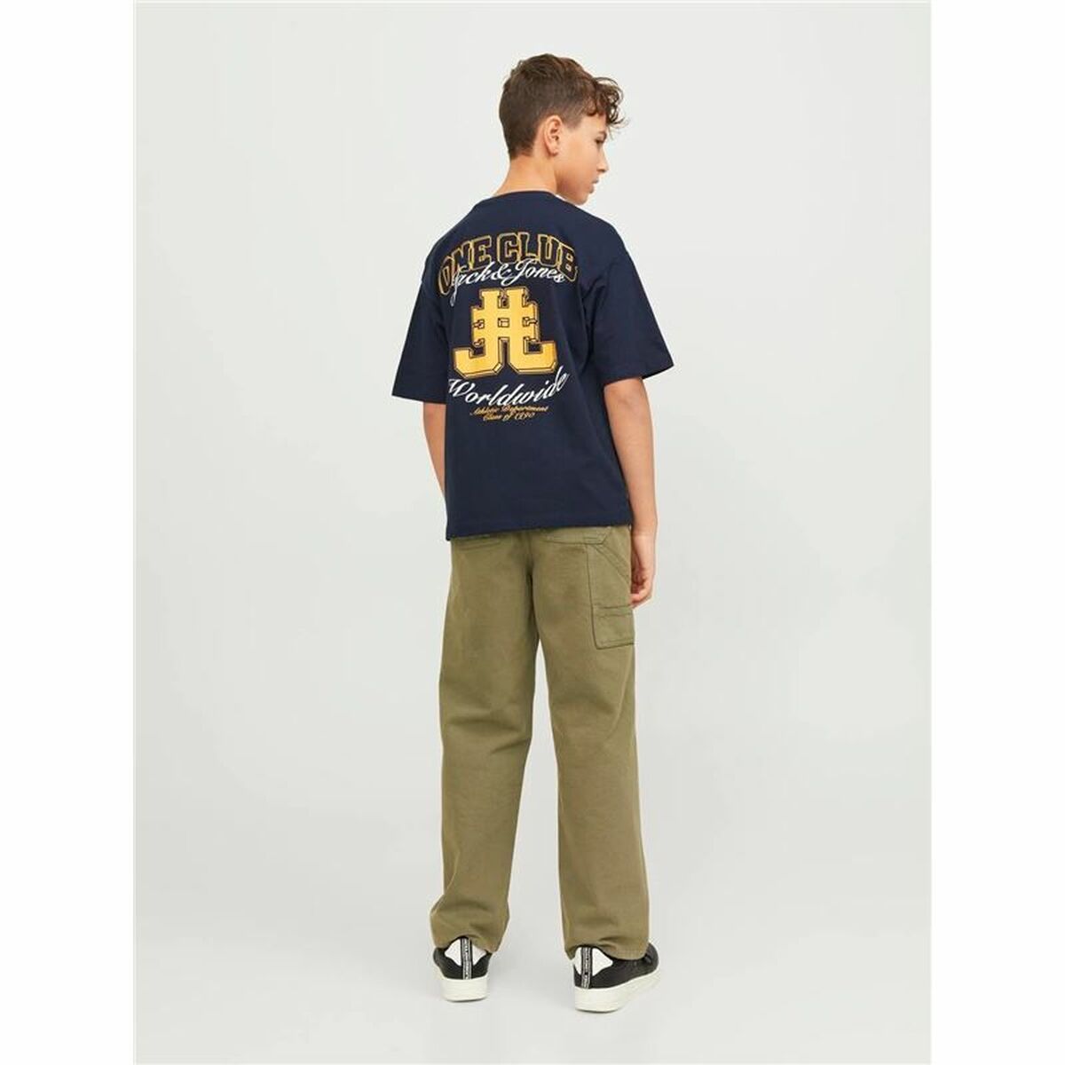 Jack & Jones Jorcole Back Print Baby Short Shireve T-Shirt Dark Blue-2