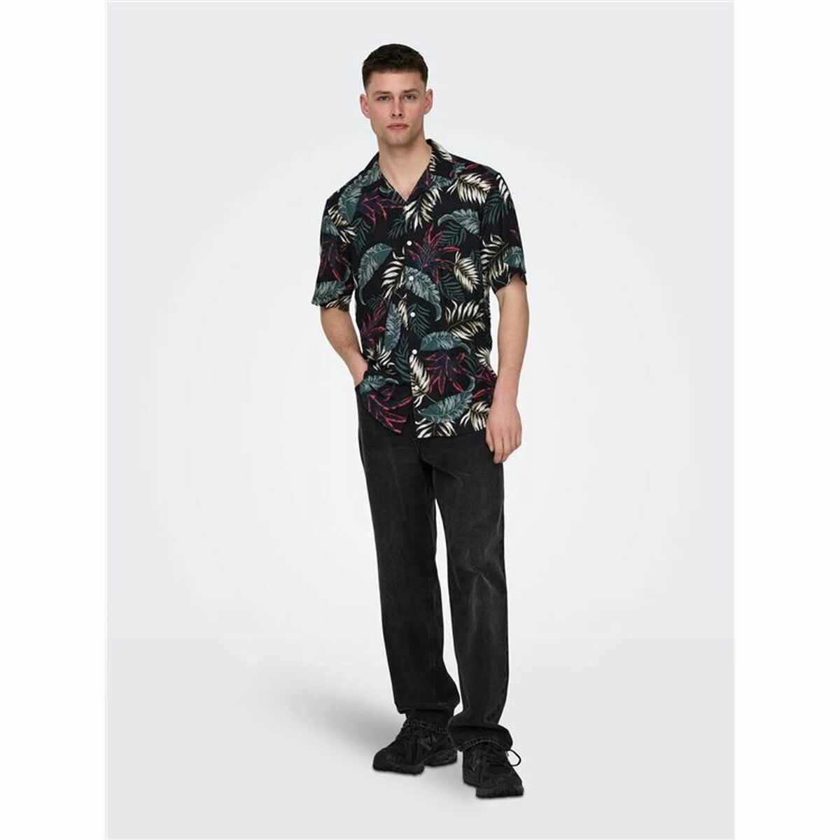 Рубашка Only & Sons Cuba Casual С коротким рукавом-3