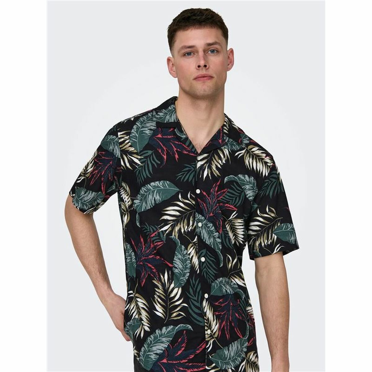 Рубашка Only & Sons Cuba Casual С коротким рукавом-4
