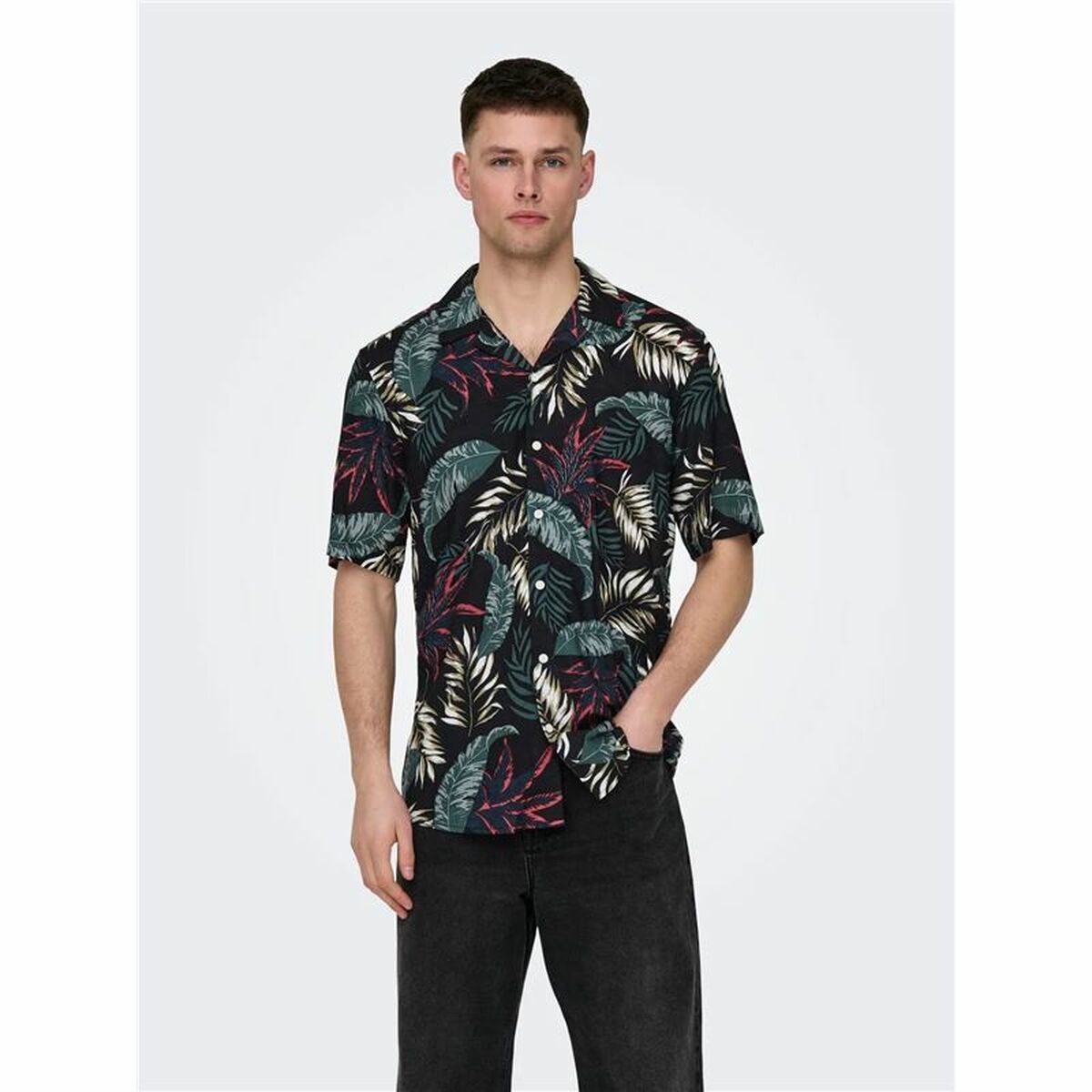 Рубашка Only & Sons Cuba Casual С коротким рукавом-6