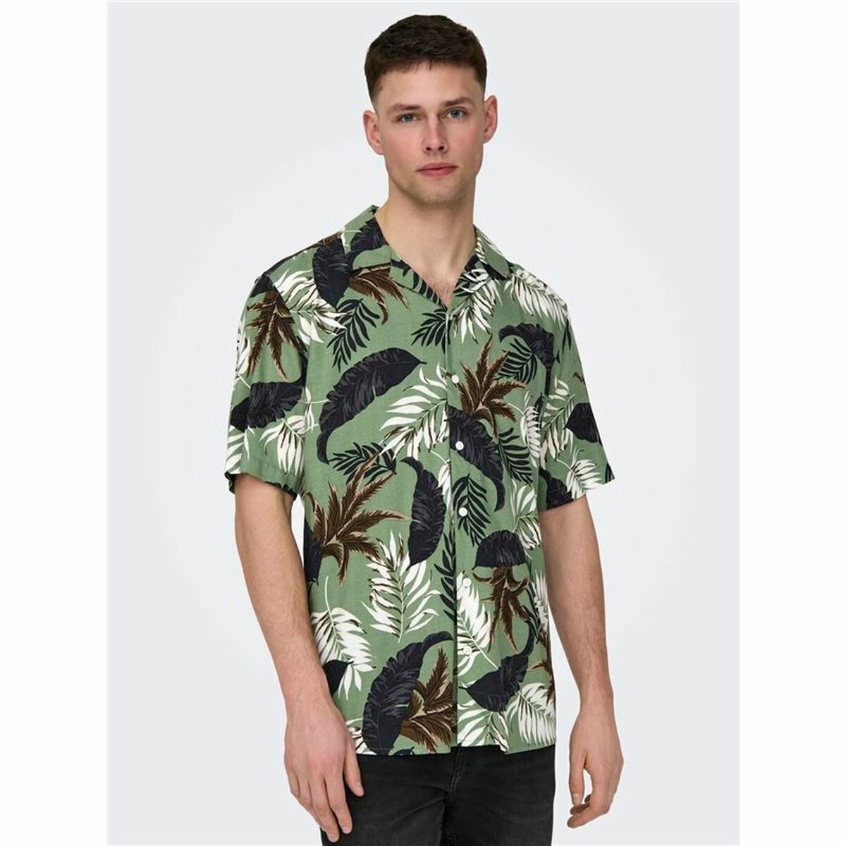 Рубашка Only & Sons Cuba Casual С коротким рукавом-3