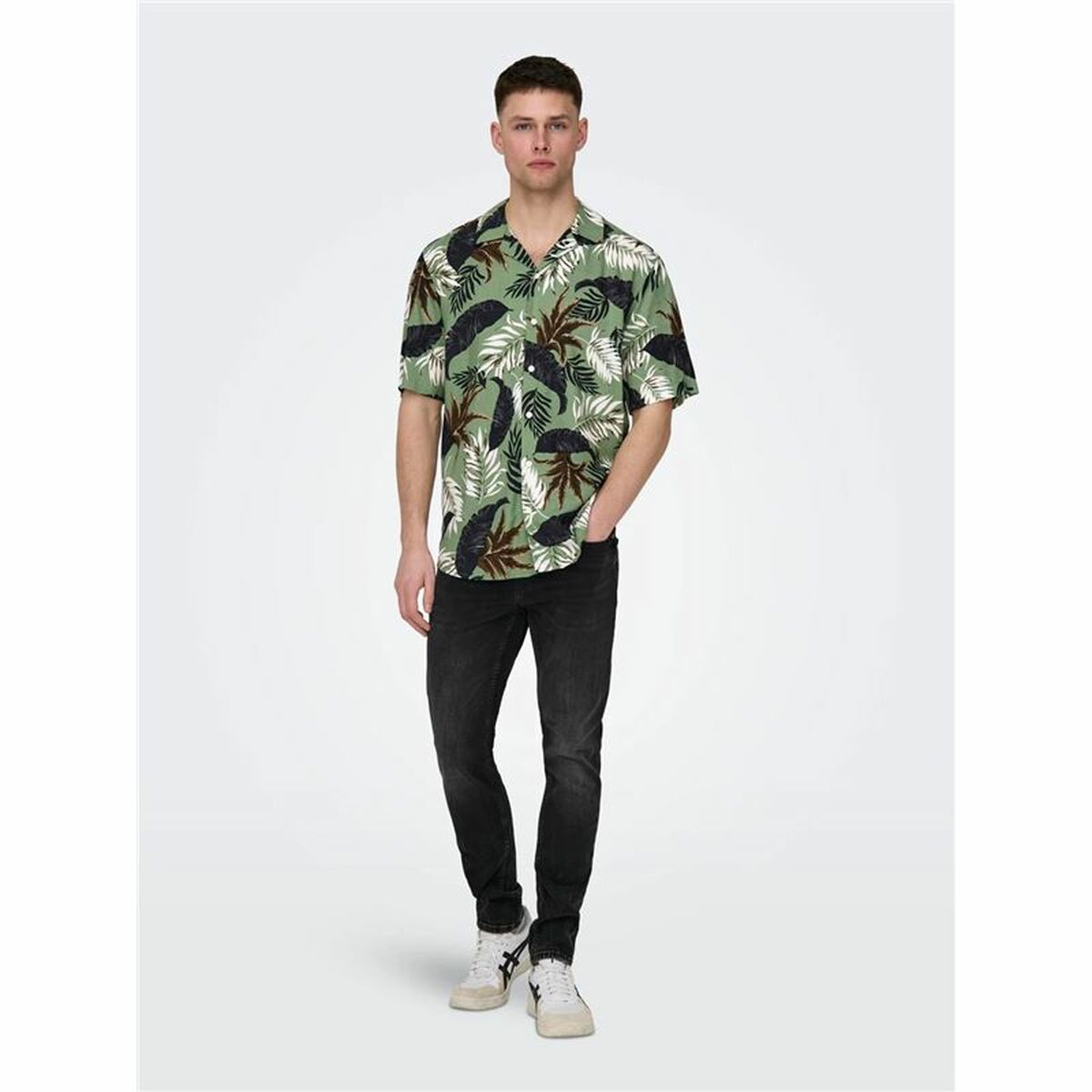 Рубашка Only & Sons Cuba Casual С коротким рукавом-5