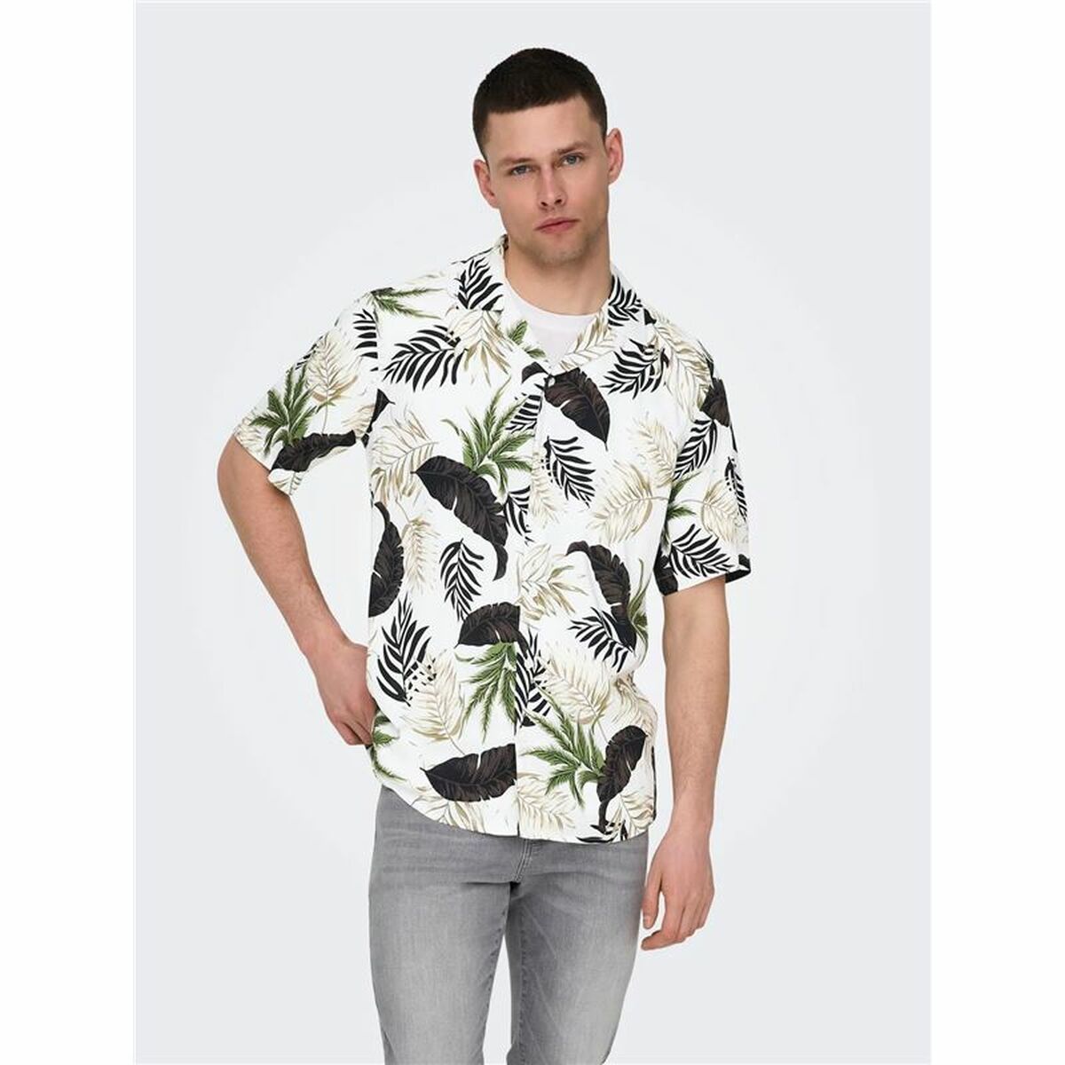 Рубашка Only & Sons Cuba Casual С коротким рукавом-7