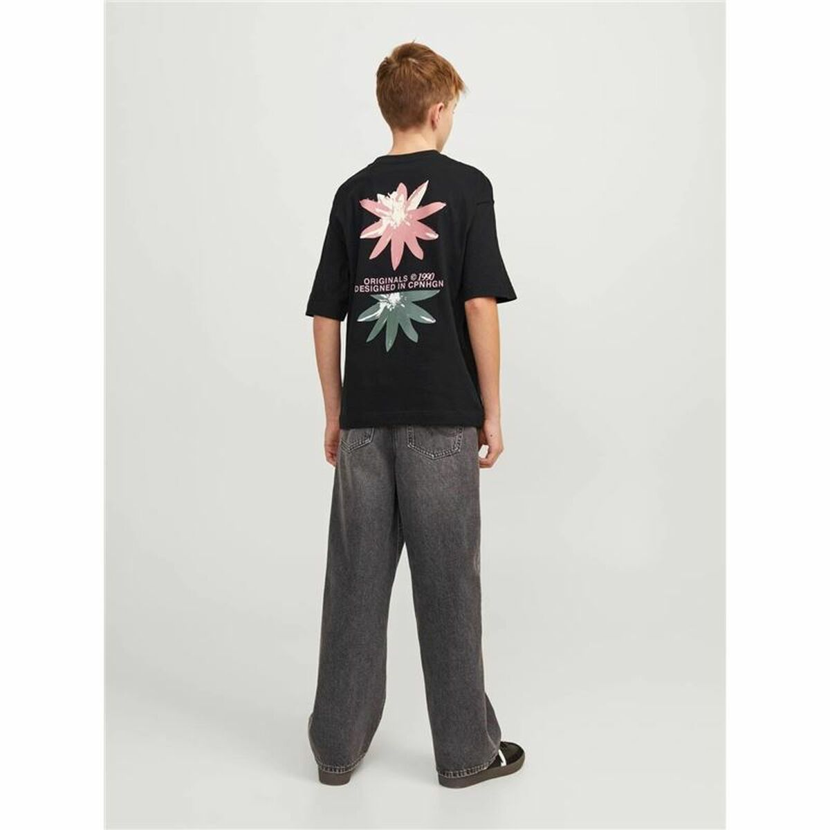 Футболка Jack & Jones tampa Back  Чёрный-4